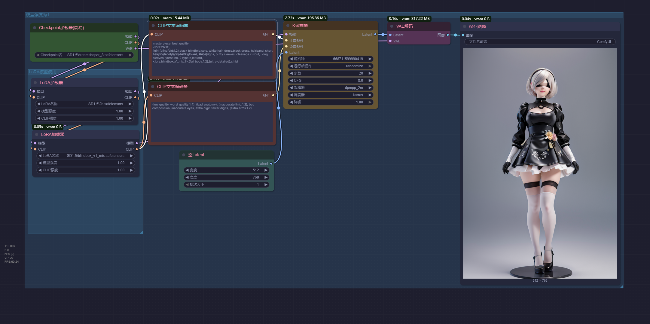 LoRA工作流-Q版风格化