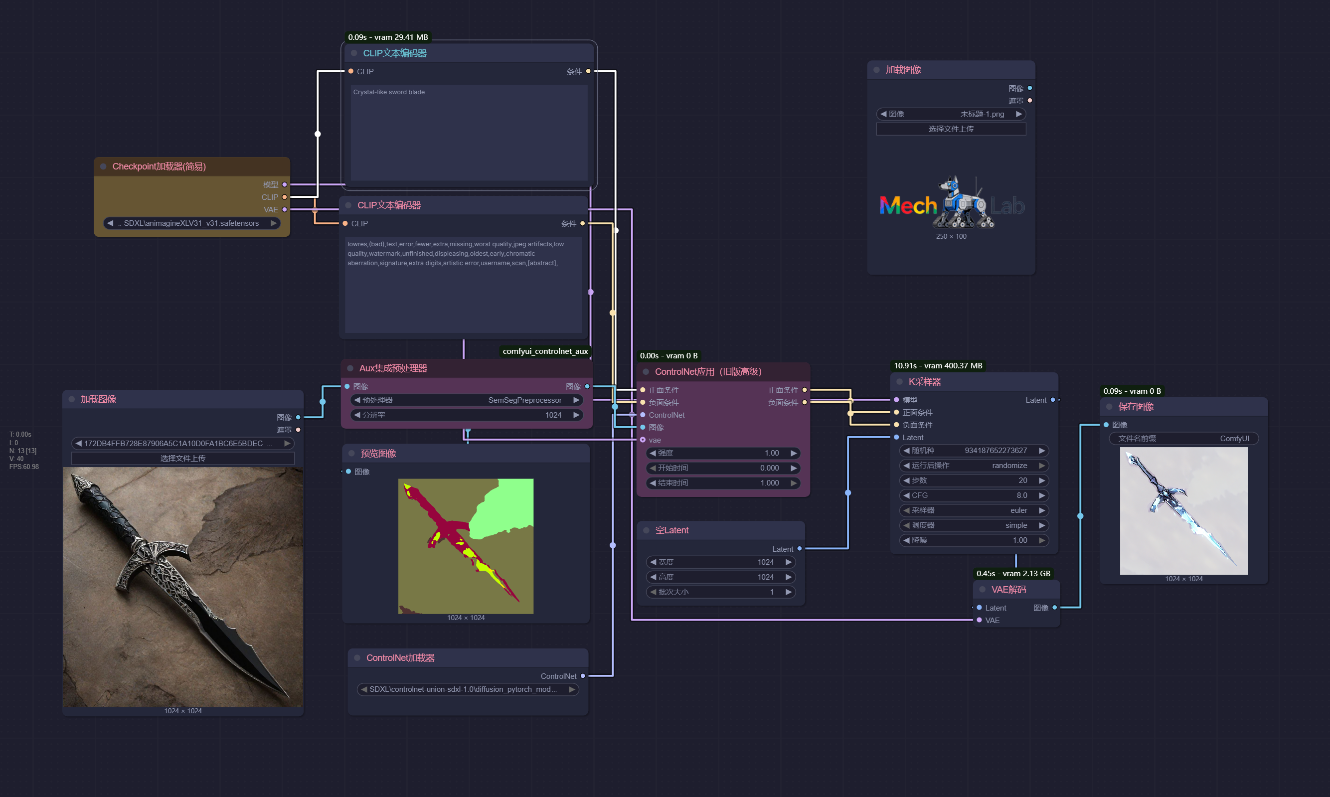 ControlNet语义分割 (Segment)工作流
